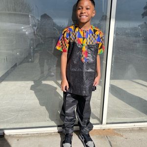 African clothing for boys 2 set of top and pant